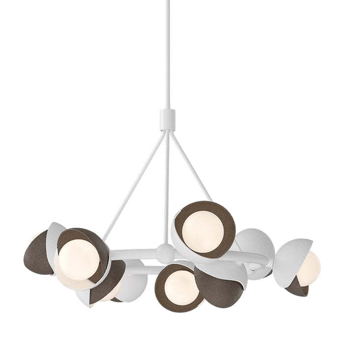 Hubbardton Forge 131068 Brooklyn 9-lt 32" Pendant, Bronze Accent