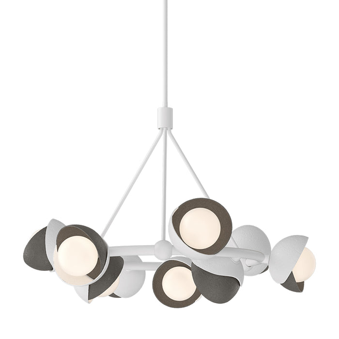 Hubbardton Forge 131068 Brooklyn 9-lt 32" Pendant, Dark Smoke Accent