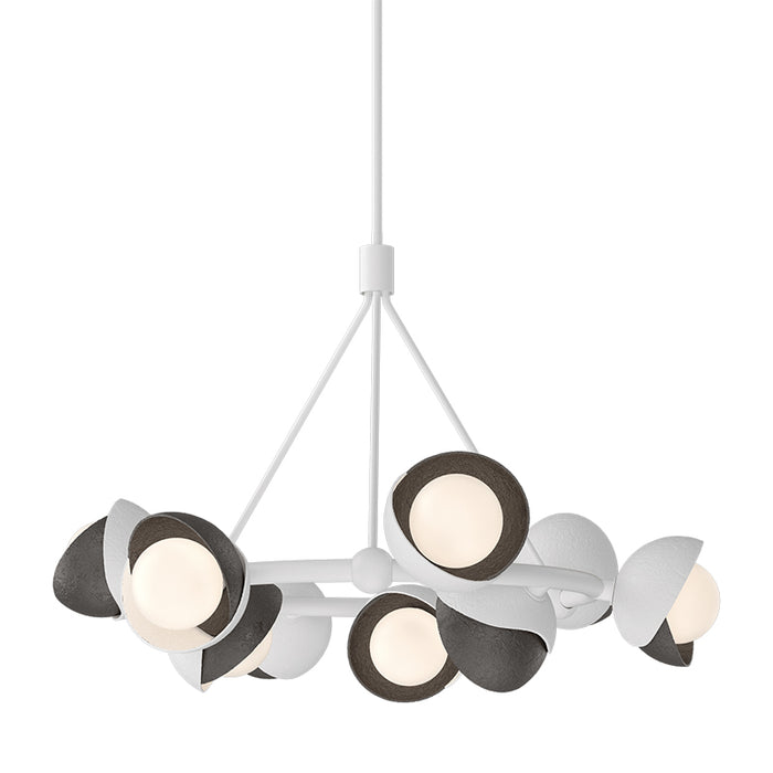 Hubbardton Forge 131068 Brooklyn 9-lt 32" Pendant, Oil Rubbed Bronze Accent