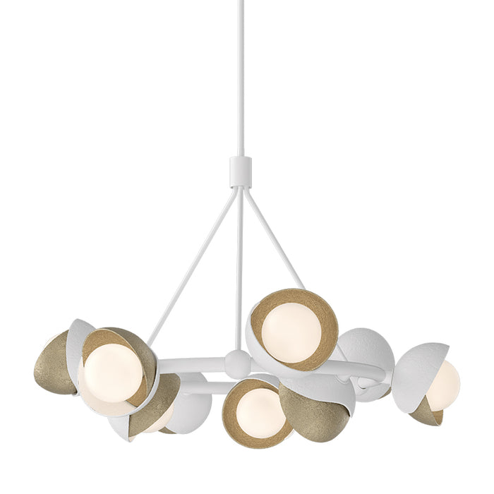 Hubbardton Forge 131068 Brooklyn 9-lt 32" Pendant, Soft Gold Accent