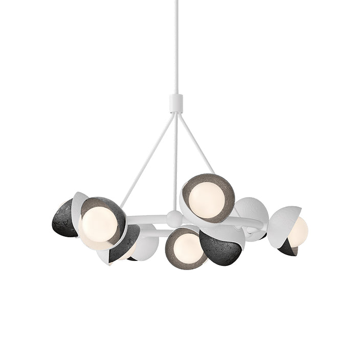 Hubbardton Forge 131068 Brooklyn 9-lt 32" Pendant, Bronze Accent