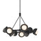 Hubbardton Forge 131068 Brooklyn 9-lt 32" Pendant, Oil Rubbed Bronze Accent