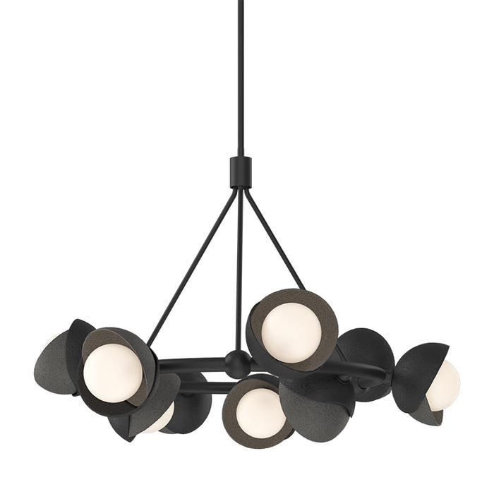 Hubbardton Forge 131068 Brooklyn 9-lt 32" Pendant, Natural Iron Accent