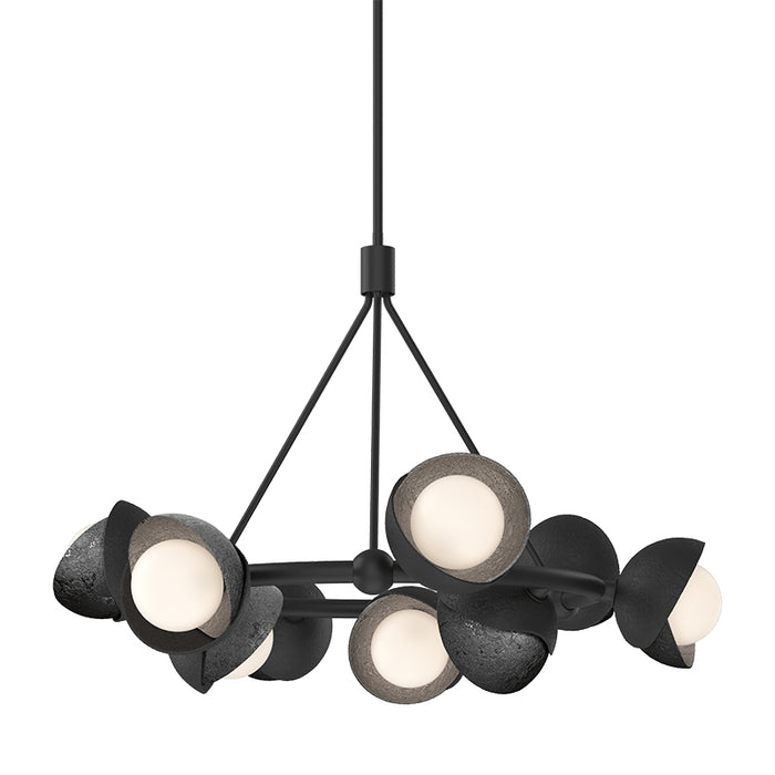 Hubbardton Forge 131068 Brooklyn 9-lt 32" Pendant, Bronze Accent