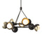 Hubbardton Forge 131068 Brooklyn 9-lt 32" Pendant, Modern Brass Accent