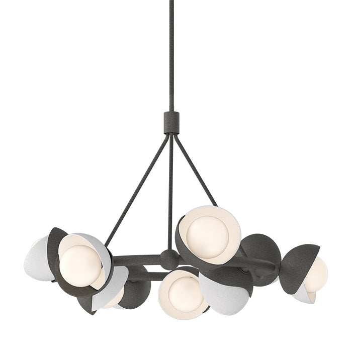 Hubbardton Forge 131068 Brooklyn 9-lt 32" Pendant, White Accent