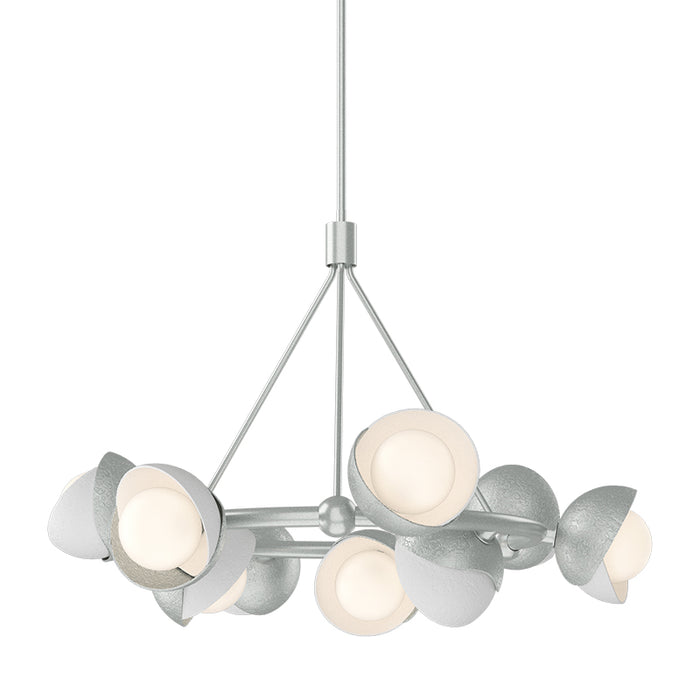 Hubbardton Forge 131068 Brooklyn 9-lt 32" Pendant, White Accent