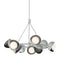 Hubbardton Forge 131068 Brooklyn 9-lt 32" Pendant, Bronze Accent