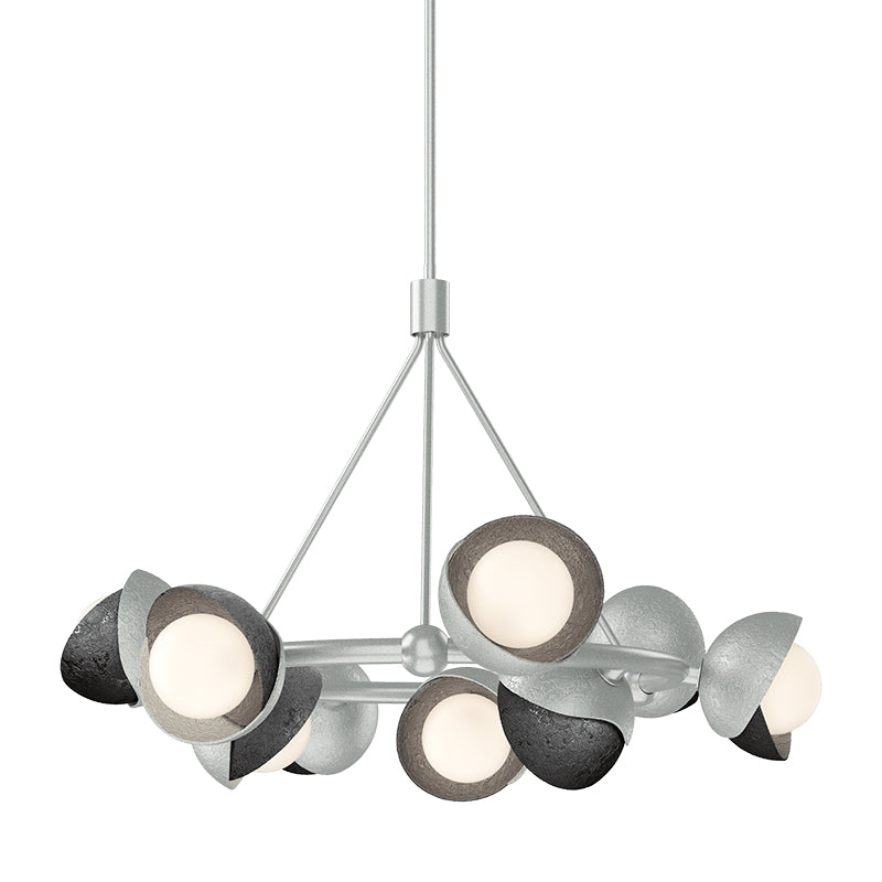 Hubbardton Forge 131068 Brooklyn 9-lt 32" Pendant, Bronze Accent