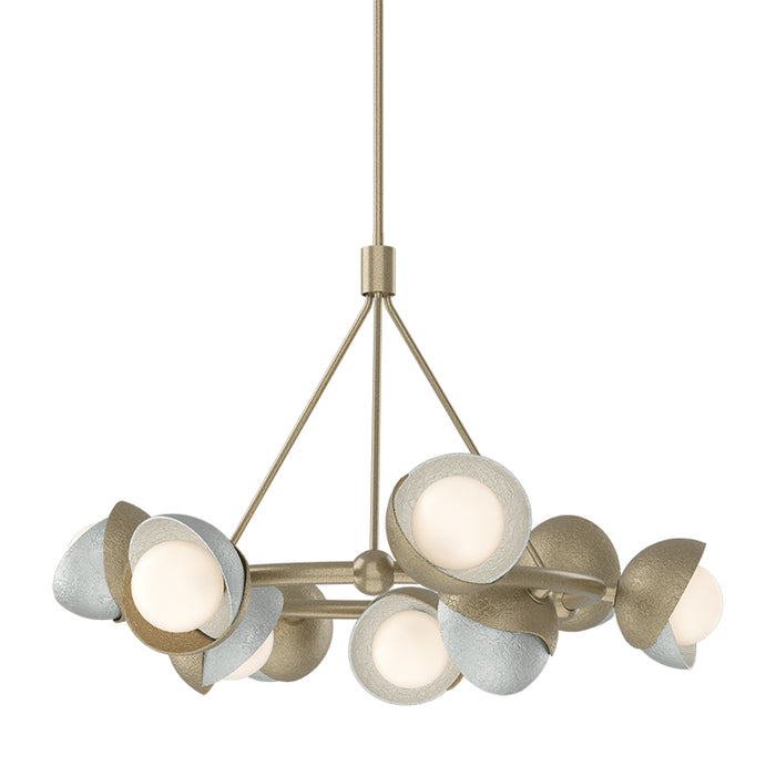 Hubbardton Forge 131068 Brooklyn 9-lt 32" Pendant, Vintage Platinum Accent