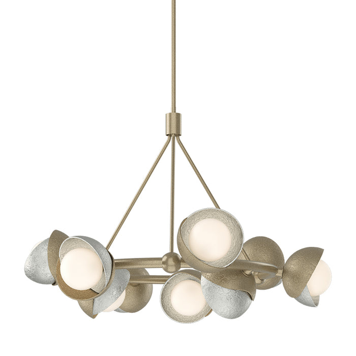 Hubbardton Forge 131068 Brooklyn 9-lt 32" Pendant, Stering Accent