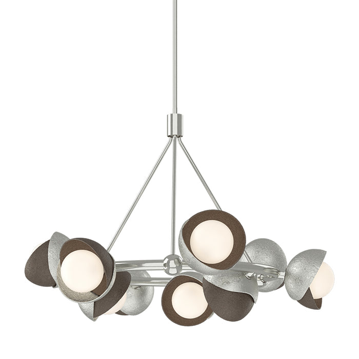 Hubbardton Forge 131068 Brooklyn 9-lt 32" Pendant, Bronze Accent