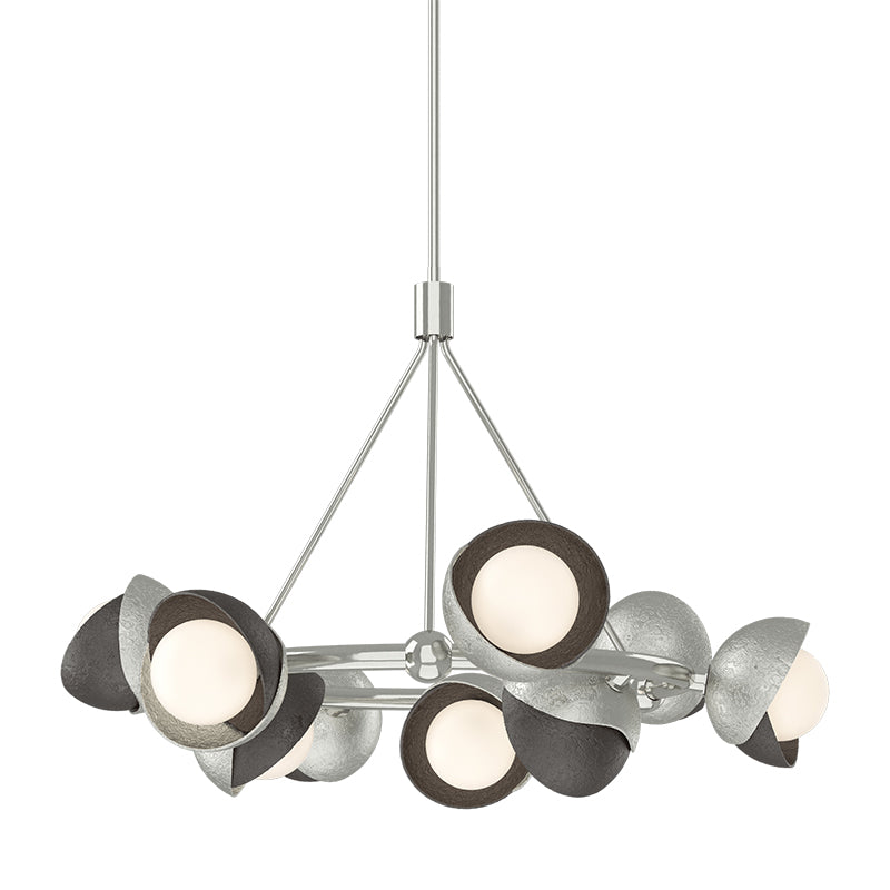Hubbardton Forge 131068 Brooklyn 9-lt 32" Pendant, Oil Rubbed Bronze Accent