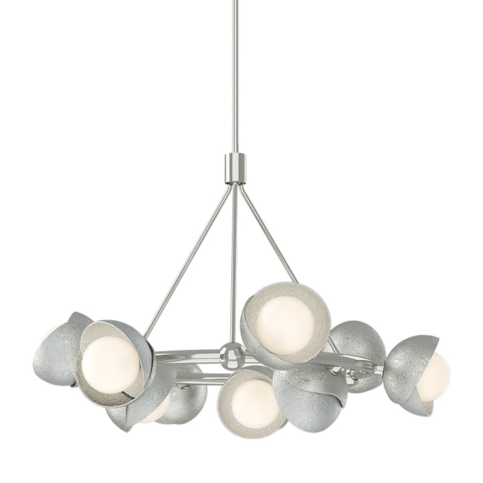 Hubbardton Forge 131068 Brooklyn 9-lt 32" Pendant, Vintage Platinum Accent