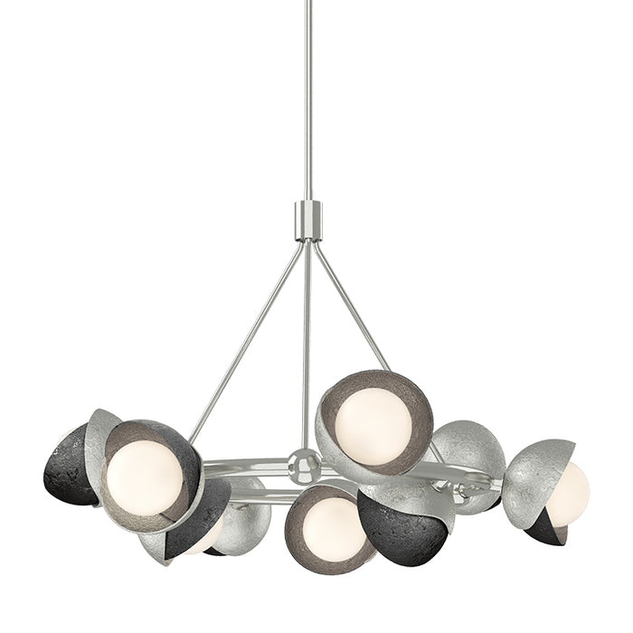 Hubbardton Forge 131068 Brooklyn 9-lt 32" Pendant, Bronze Accent