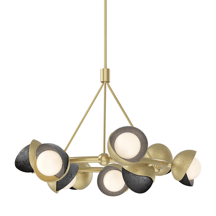 Hubbardton Forge 131068 Brooklyn 9-lt 32" Pendant, Bronze Accent