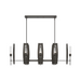 Hubbardton Forge 131080 Passage 8-lt 52" Pendant - Dark Smoke/Clear Glass