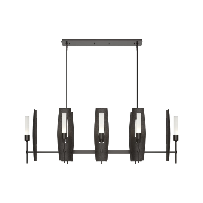 Hubbardton Forge 131080 Passage 8-lt 52" Pendant - Oil Rubbed Bronze/Frosted Glass