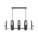Hubbardton Forge 131080 Passage 8-lt 52" Pendant - Natural Iron/Frosted Glass