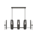 Hubbardton Forge 131080 Passage 8-lt 52" Pendant - Natural Iron/Clear Glass