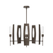 Hubbardton Forge 131081 Passage 5-lt 30" Pendant - Bronze/Clear Glass