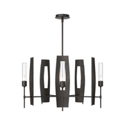 Hubbardton Forge 131081 Passage 5-lt 30" Pendant - Oil Rubbed Bronze/Clear Glass
