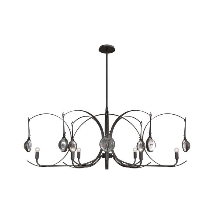 Hubbardton Forge 131085 Optic 8-lt 51" Pendant - Oil Rubbed Bronze