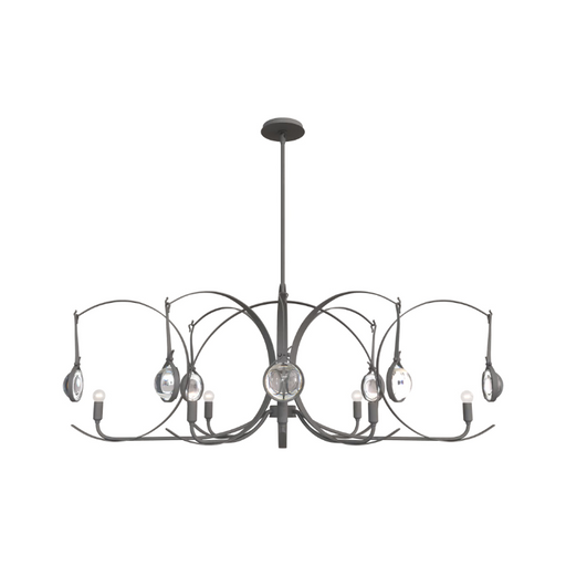 Hubbardton Forge 131085 Optic 8-lt 51" Pendant - Natural Iron