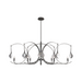 Hubbardton Forge 131085 Optic 8-lt 51" Pendant - Natural Iron