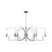 Hubbardton Forge 131085 Optic 8-lt 51" Pendant - Vintage Platinum