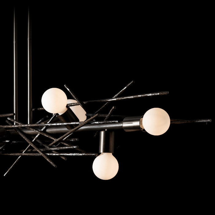 Hubbardton Forge 131087 Brindille 8-lt 54" Linear Pendant