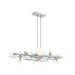 Hubbardton Forge 131087 Brindille 8-lt 54" Linear Pendant - Vintage Platinum