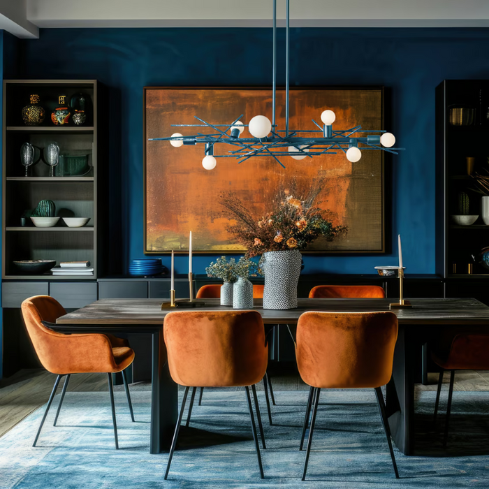 Hubbardton Forge 131087 Brindille 8-lt 54" Linear Pendant