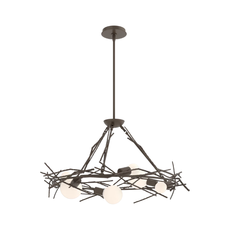 Hubbardton Forge 131088 Brindille 6-lt 37" Pendant - Bronze