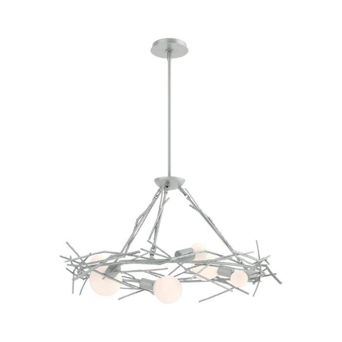 Hubbardton Forge 131088 Brindille 6-lt 37" Pendant - Vintage Platinum