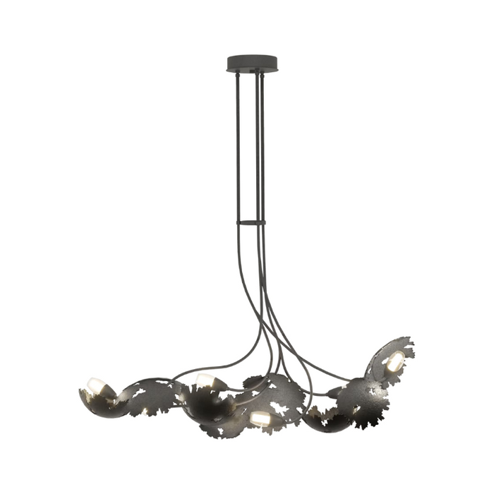 Hubbardton Forge 131097 Pangea 6-lt 48" Linear Pendant - Natural Iron