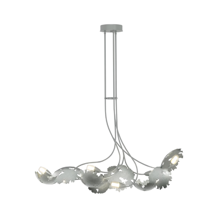 Hubbardton Forge 131097 Pangea 6-lt 48" Linear Pendant - Vintage Platinum