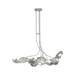 Hubbardton Forge 131097 Pangea 6-lt 48" Linear Pendant - Vintage Platinum
