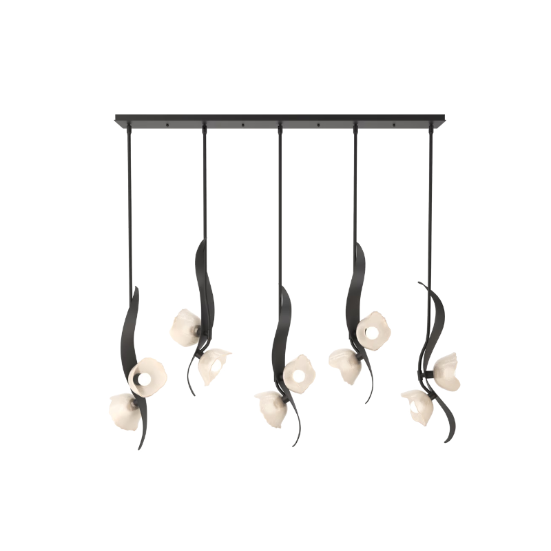 Hubbardton Forge 131098 Mika 10-lt 54" Pendant - Black