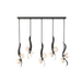 Hubbardton Forge 131098 Mika 10-lt 54" Pendant - Black