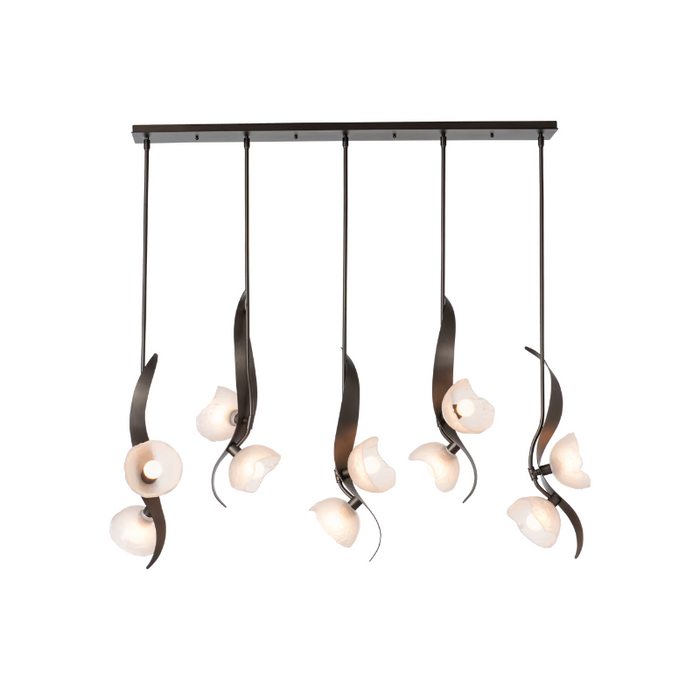 Hubbardton Forge 131098 Mika 10-lt 54" Pendant - Oil Rubbed Bronze