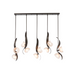 Hubbardton Forge 131098 Mika 10-lt 54" Pendant - Oil Rubbed Bronze