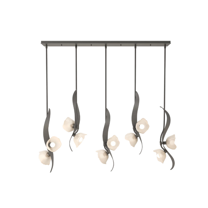 Hubbardton Forge 131098 Mika 10-lt 54" Pendant - Natural Iron