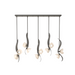 Hubbardton Forge 131098 Mika 10-lt 54" Pendant - Natural Iron
