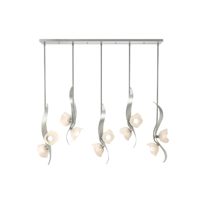 Hubbardton Forge 131098 Mika 10-lt 54" Pendant - Vintage Platinum
