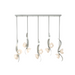 Hubbardton Forge 131098 Mika 10-lt 54" Pendant - Vintage Platinum