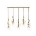 Hubbardton Forge 131098 Mika 10-lt 54" Pendant - Modern Brass