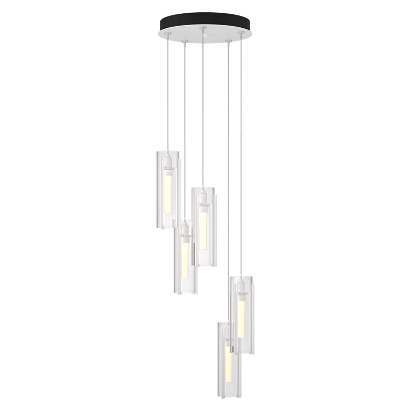 Hubbardton Forge 131124 Exos 5-lt 14" LED Pendant