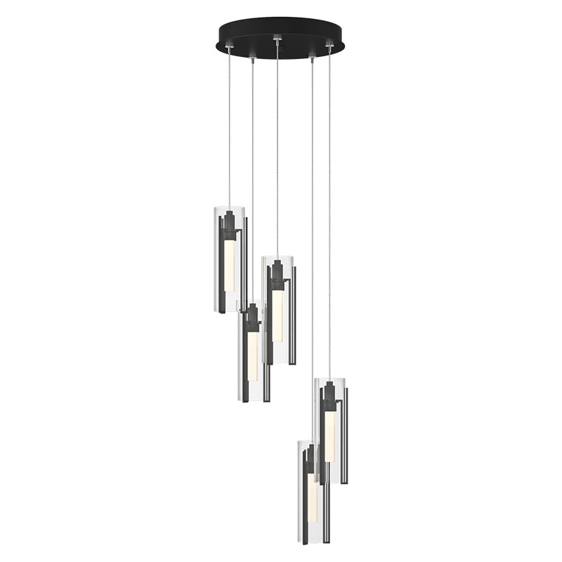 Hubbardton Forge 131124 Exos 5-lt 14" LED Pendant