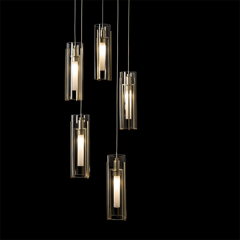 Hubbardton Forge 131124 Exos 5-lt 14" LED Pendant